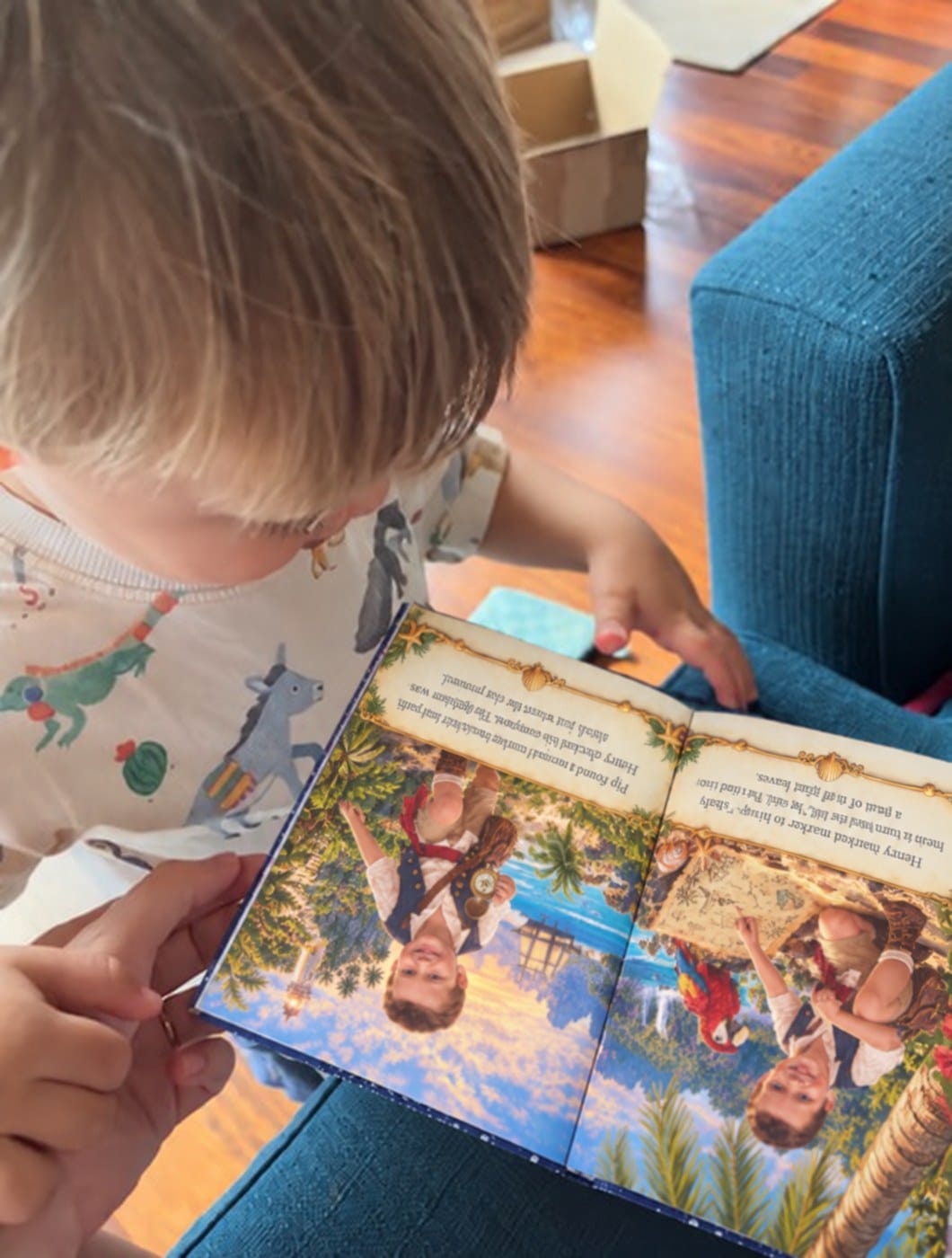 Customer photo review of Amelia and the Beast’s Enchanted Castle — Personalized Storybook