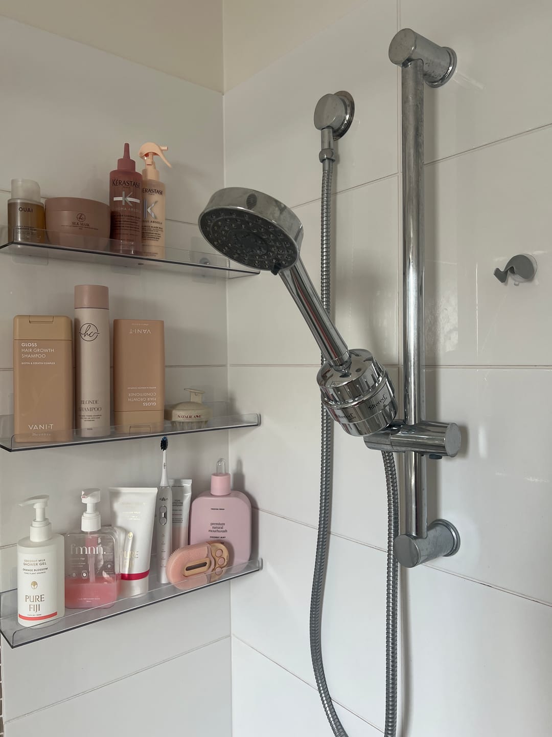 Customer photo review of Shower Purifier - Silver