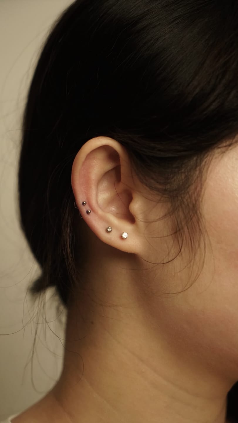 Customer photo review of Gentle Piercing