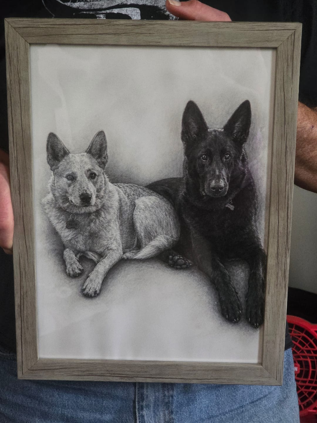 Customer photo review of Personalized Poster - Charcoal