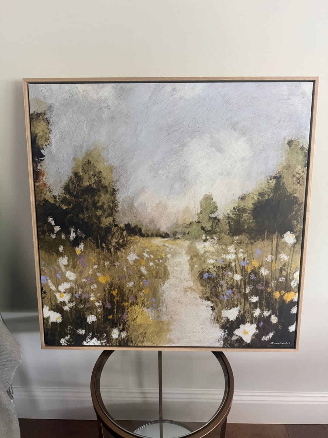 Customer photo review of Kernow Meadow by Dan Hobday | Framed Canvas Wall Art