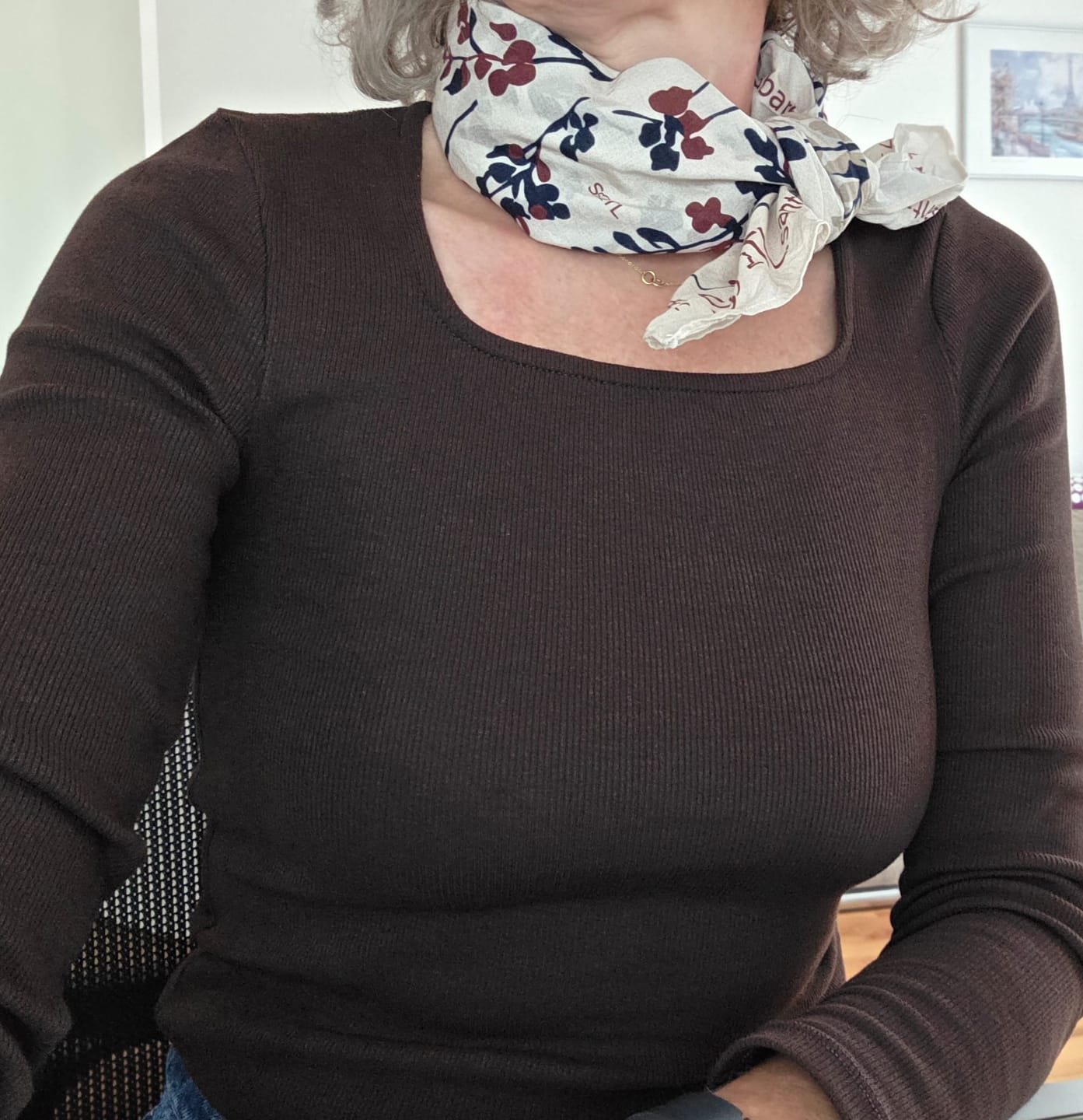 Customer photo review of Halstuch Wild Bloom