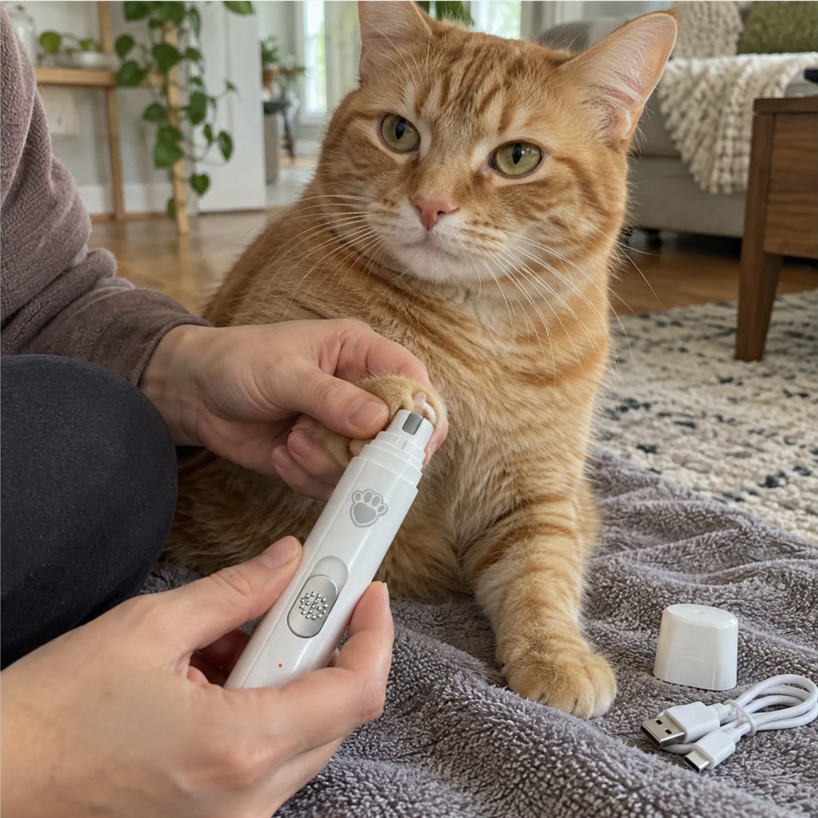 Customer photo review of Quiet Paw-Perfect Nail Grinder