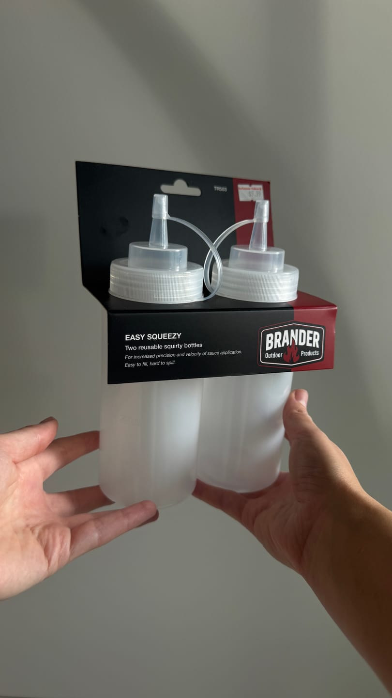 Customer photo review of Brander Easy Squeezy Sauce Bottles