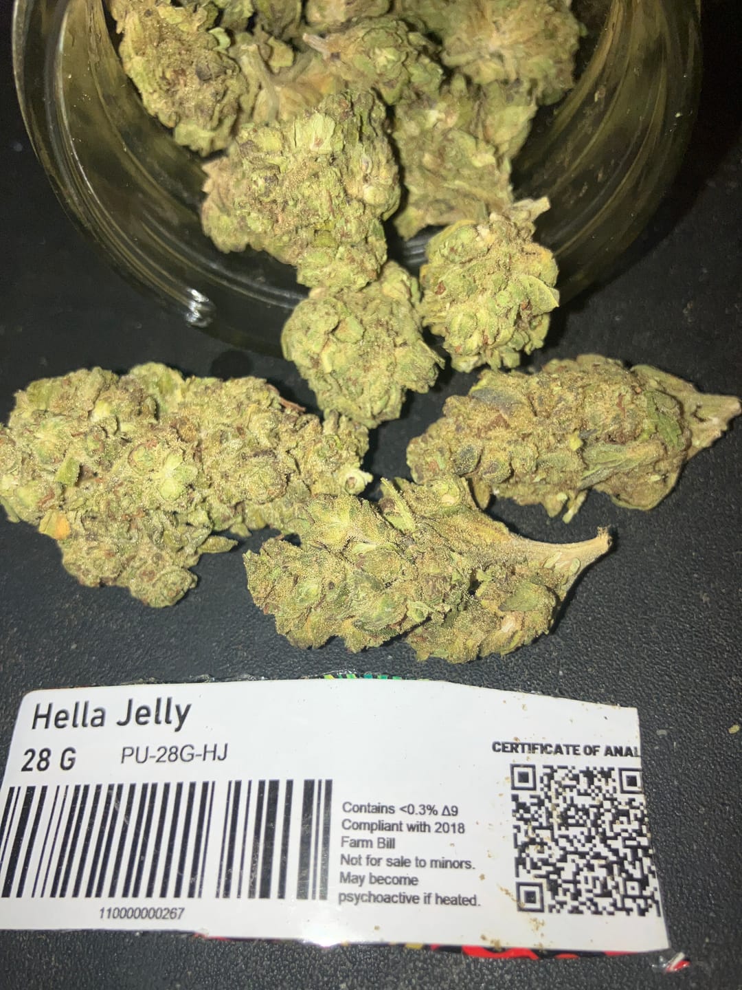 Customer photo review of Puffaroo - Hella Jelly - 28 Grams - Sativa