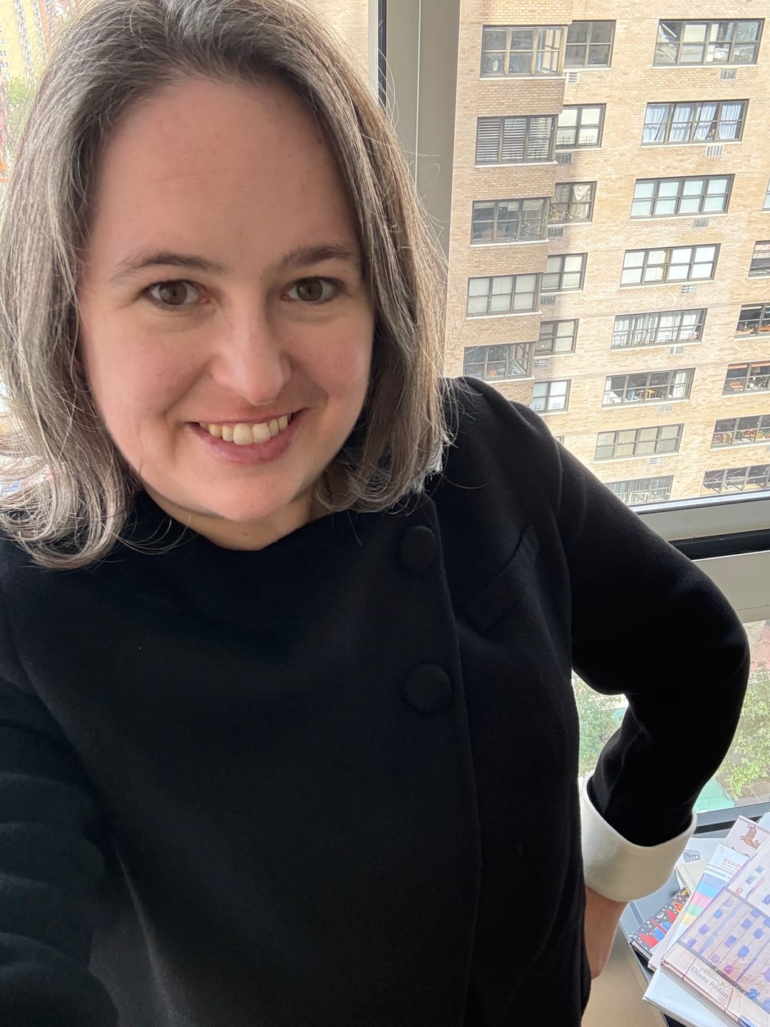 Customer photo review of Iris Cashmere Wool Cropped Jacket