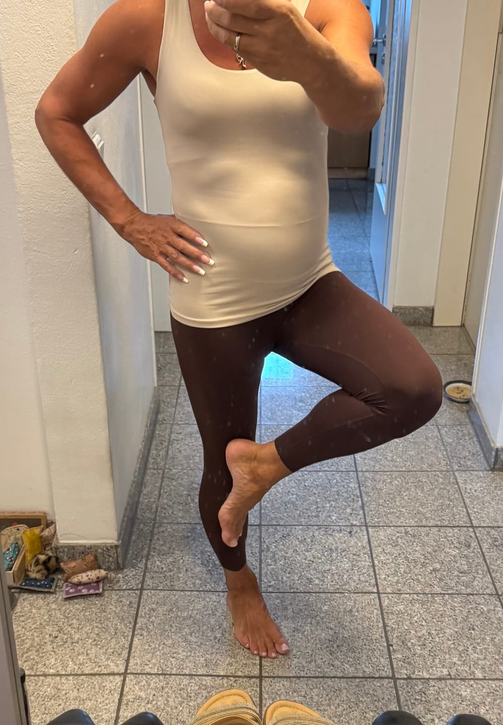 Customer photo review of Flex Leggings mit anpassbarer Länge