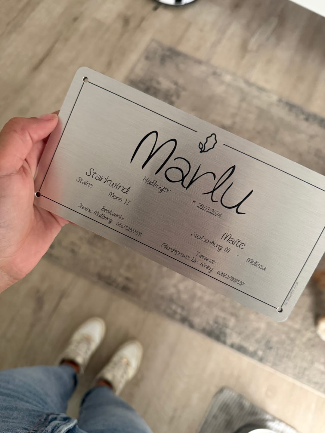 Customer photo review of Boxenschild Bellamonte