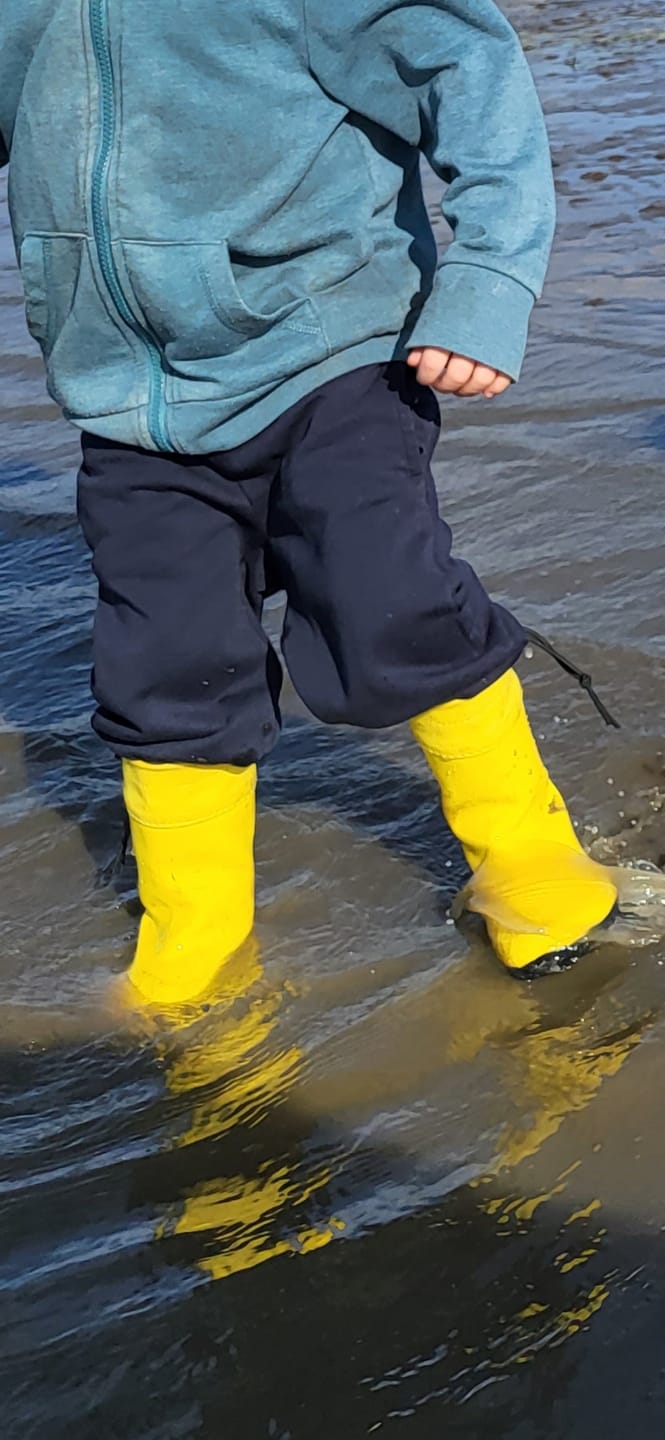 Customer photo review of Kinder Brisk Ⅰ - Barfuß-Gummistiefel