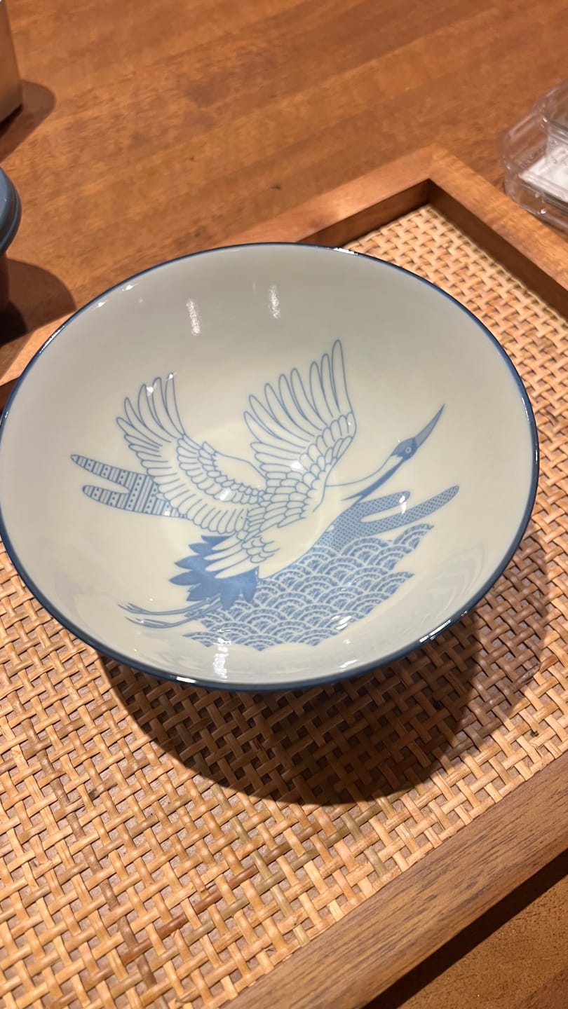 Customer photo review of Ciotola Ceramica Giapponese – Tsuru Gru