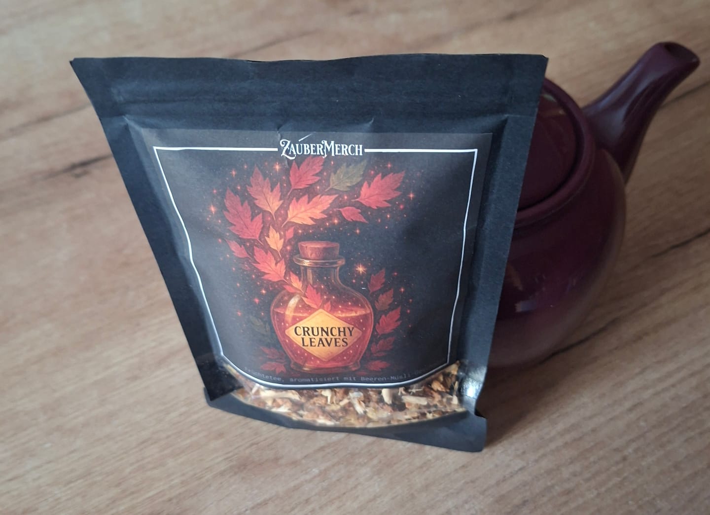 Customer photo review of Crunchy Leaves – Früchtetee mit Beeren-Müsli-Geschmack | Herbst Tee