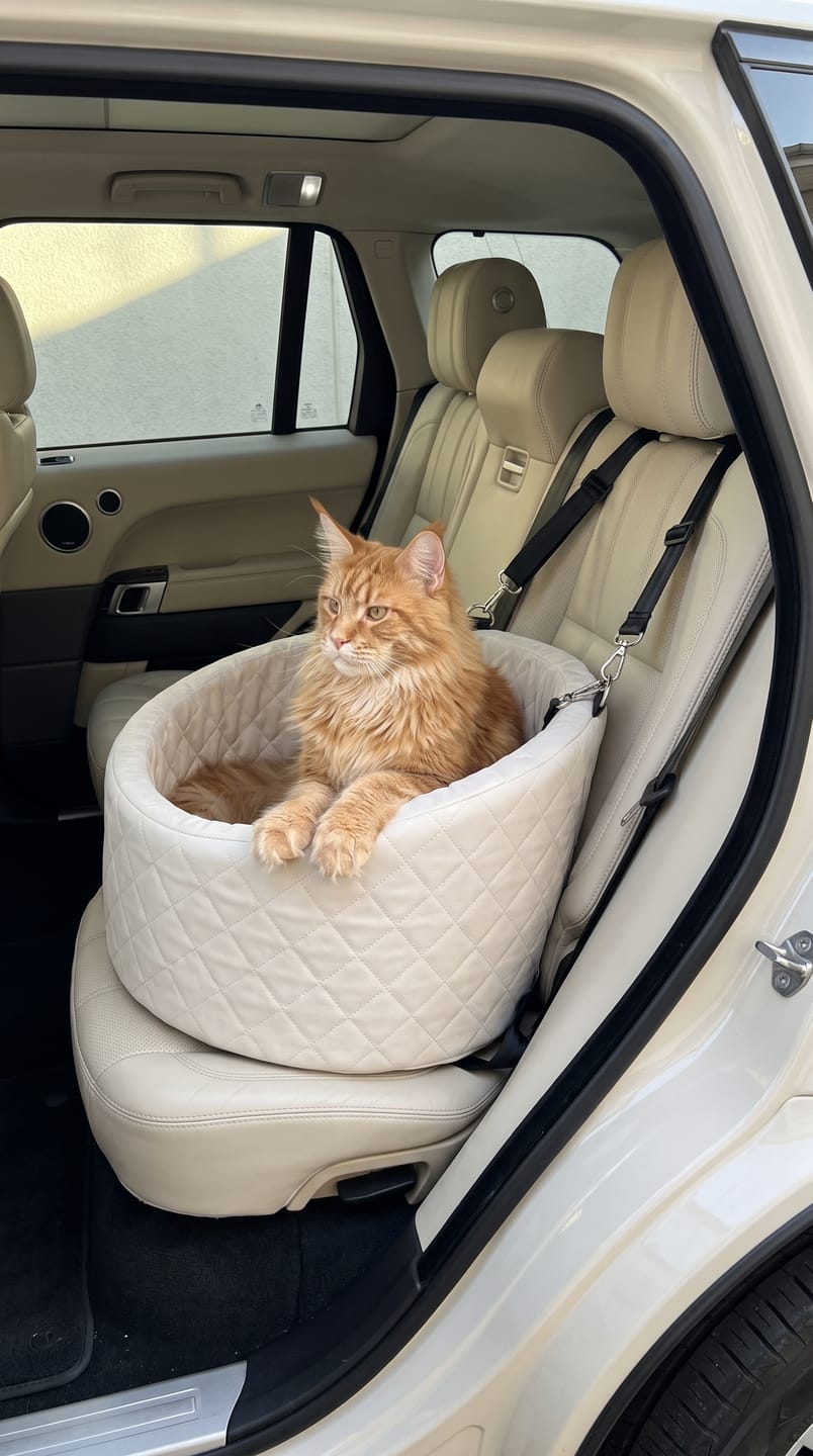 Customer photo review of Cozy Cat Car Seat