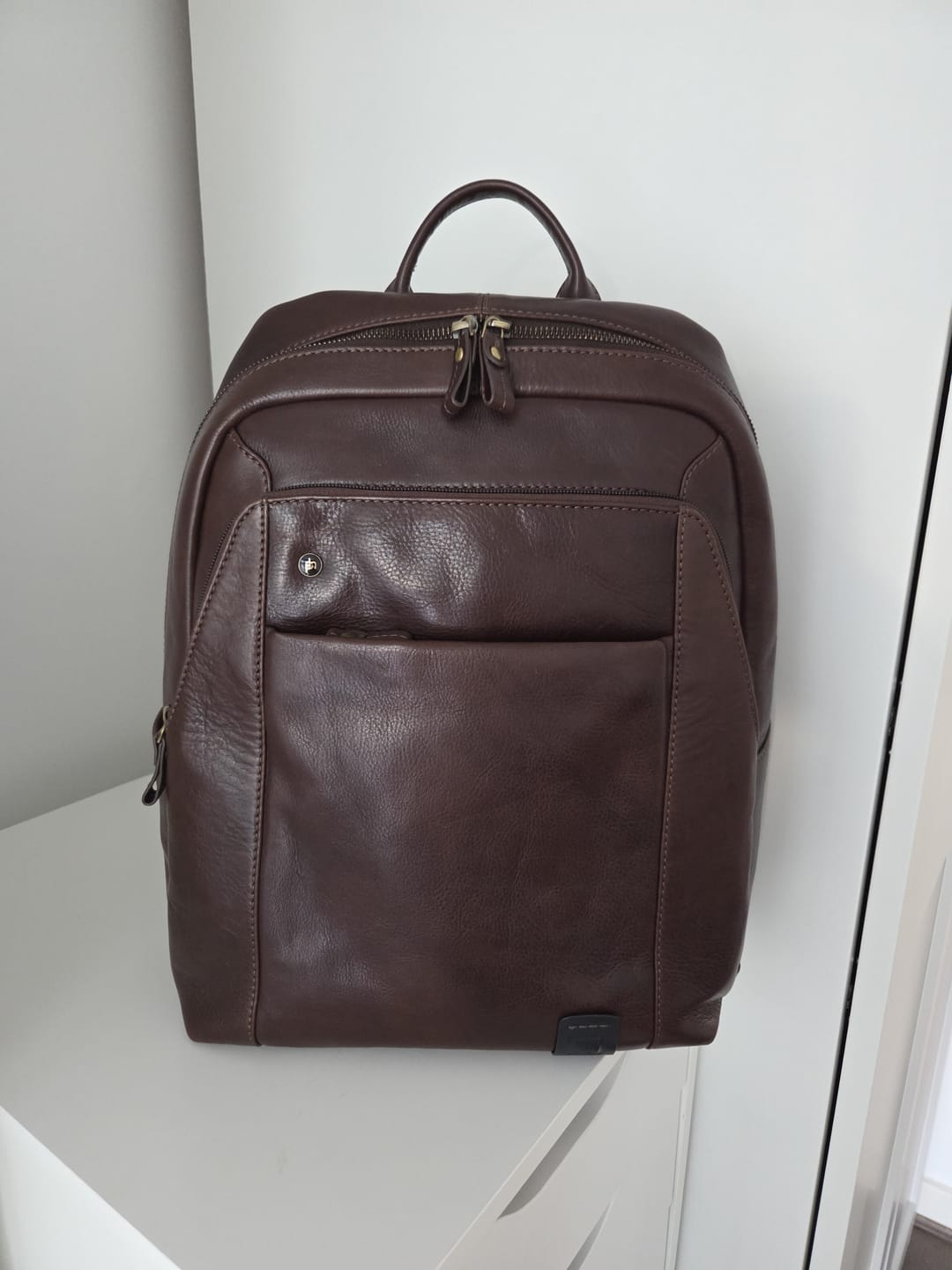 Customer photo review of The Ultimate Leather Backpack - Marco Tuscan