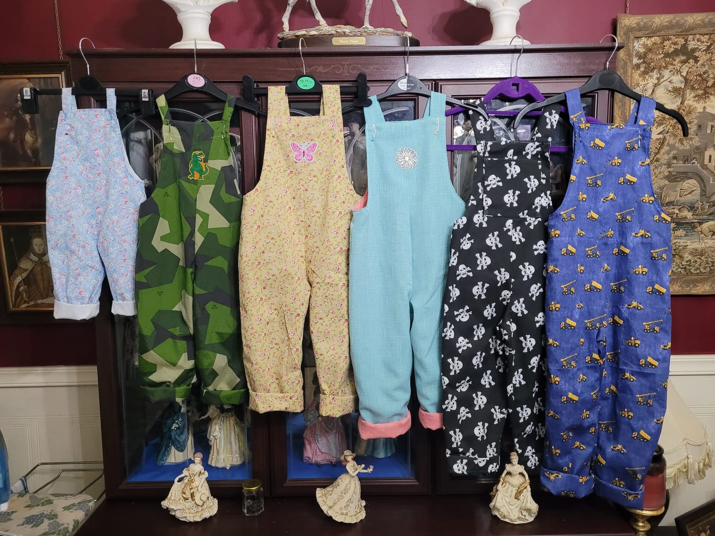 Customer photo review of Small Skulls Polycotton Fabric