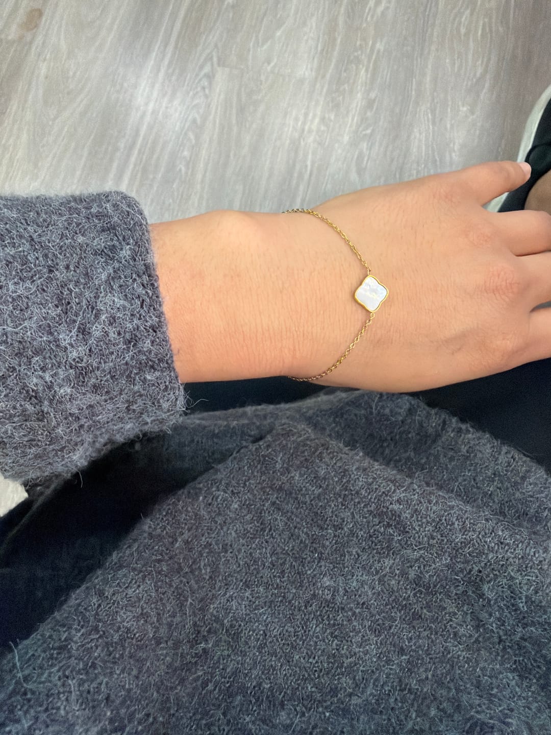 Customer photo review of Flora Gold White Set