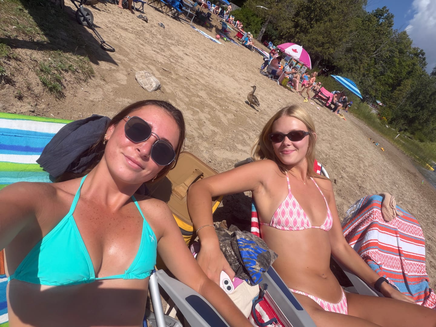 Customer photo review of Cyan Bikini Top II