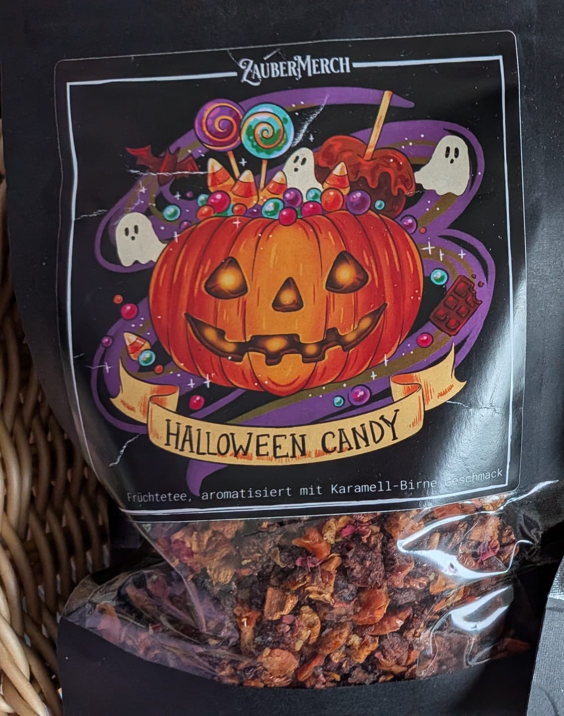 Customer photo review of Halloween Candy – Früchtetee mit Karamell-Birne-Geschmack | Halloween Tee