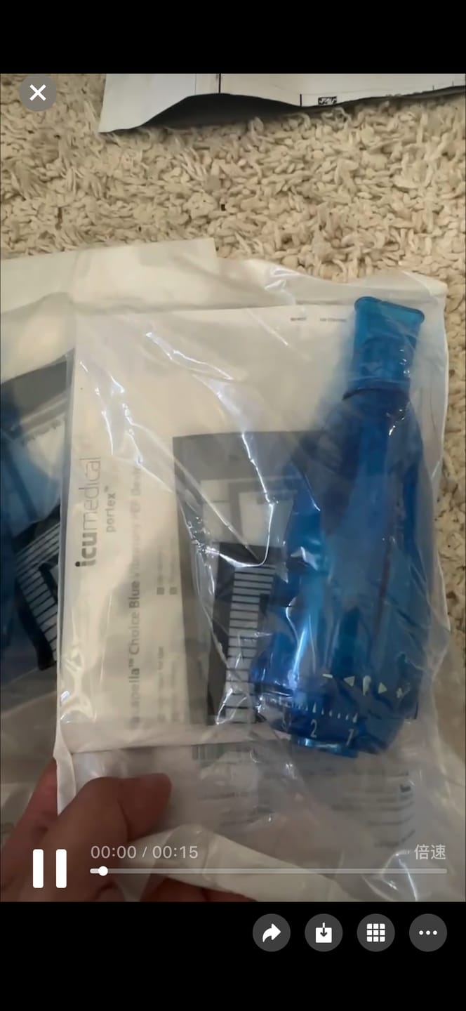 Customer photo review of Portex Acapella Choice Vibratory PEP Device