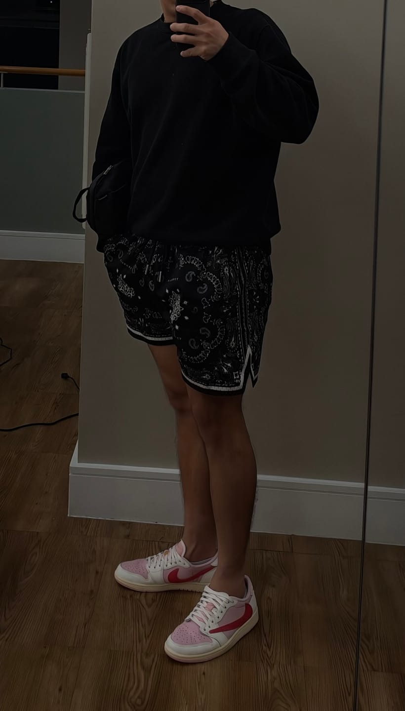 Customer photo review of 132 Infamous Bandana Shorts