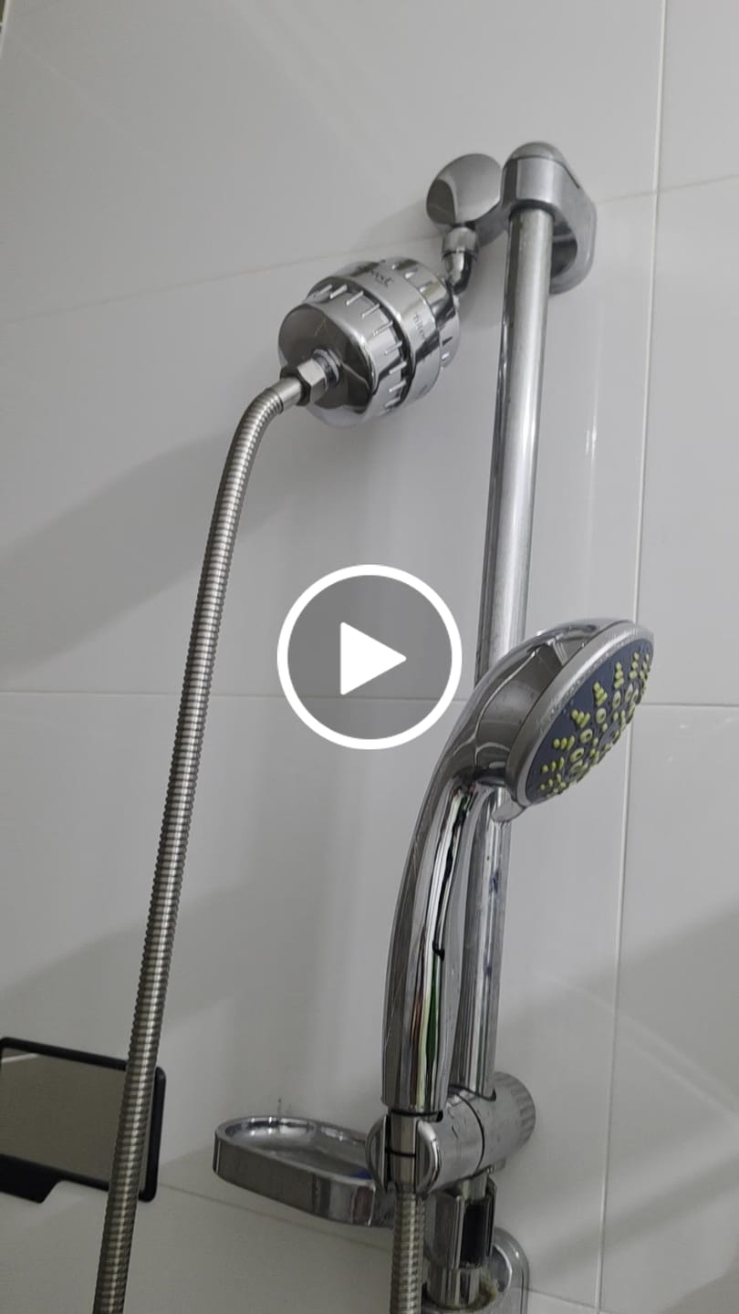 Customer video review of Shower Purifier - Silver