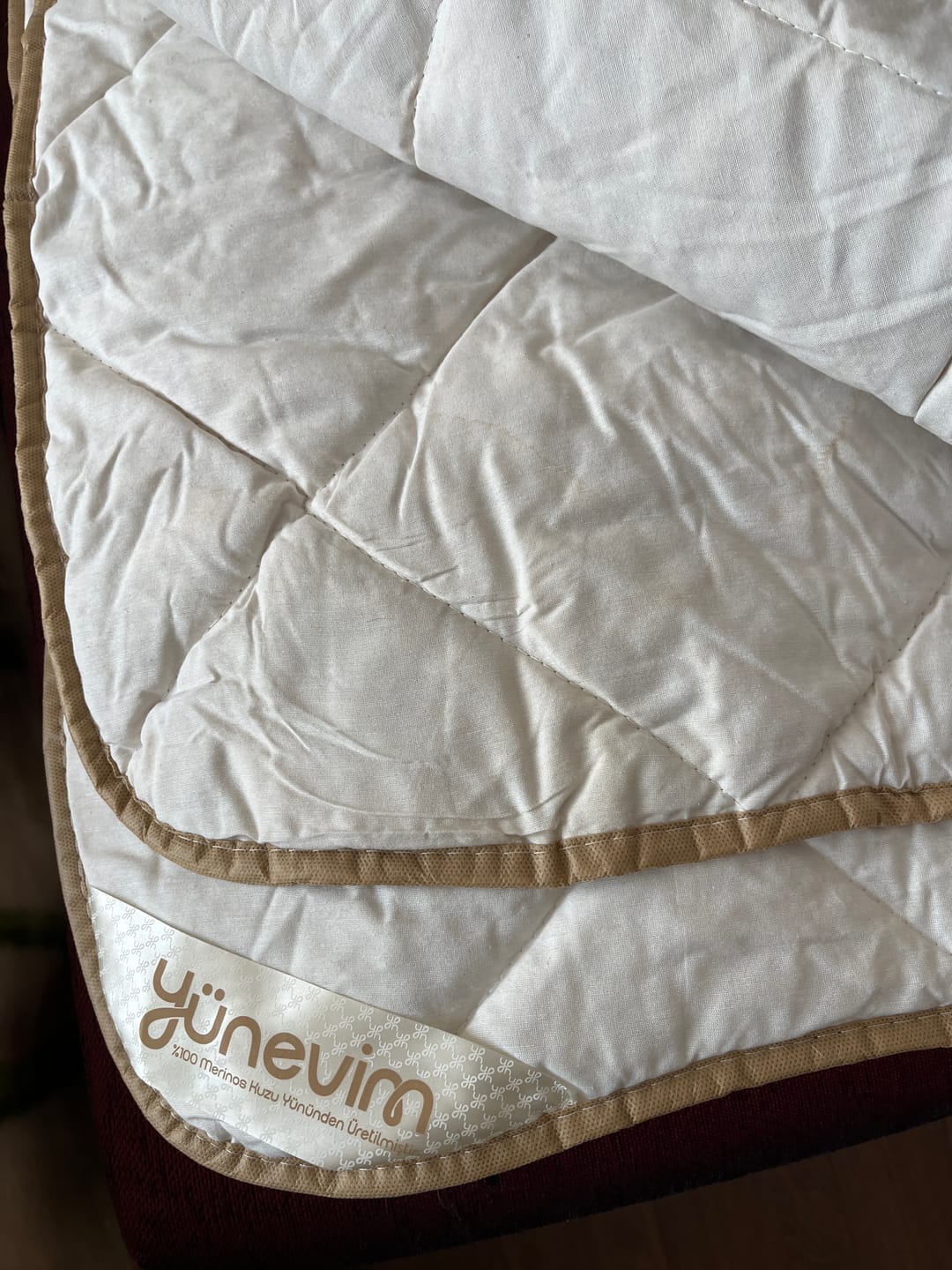 Customer photo review of Battal Boy Kuzu Yünü Yorgan 220x240 cm 4 kg Merinos Kuzu Yünü