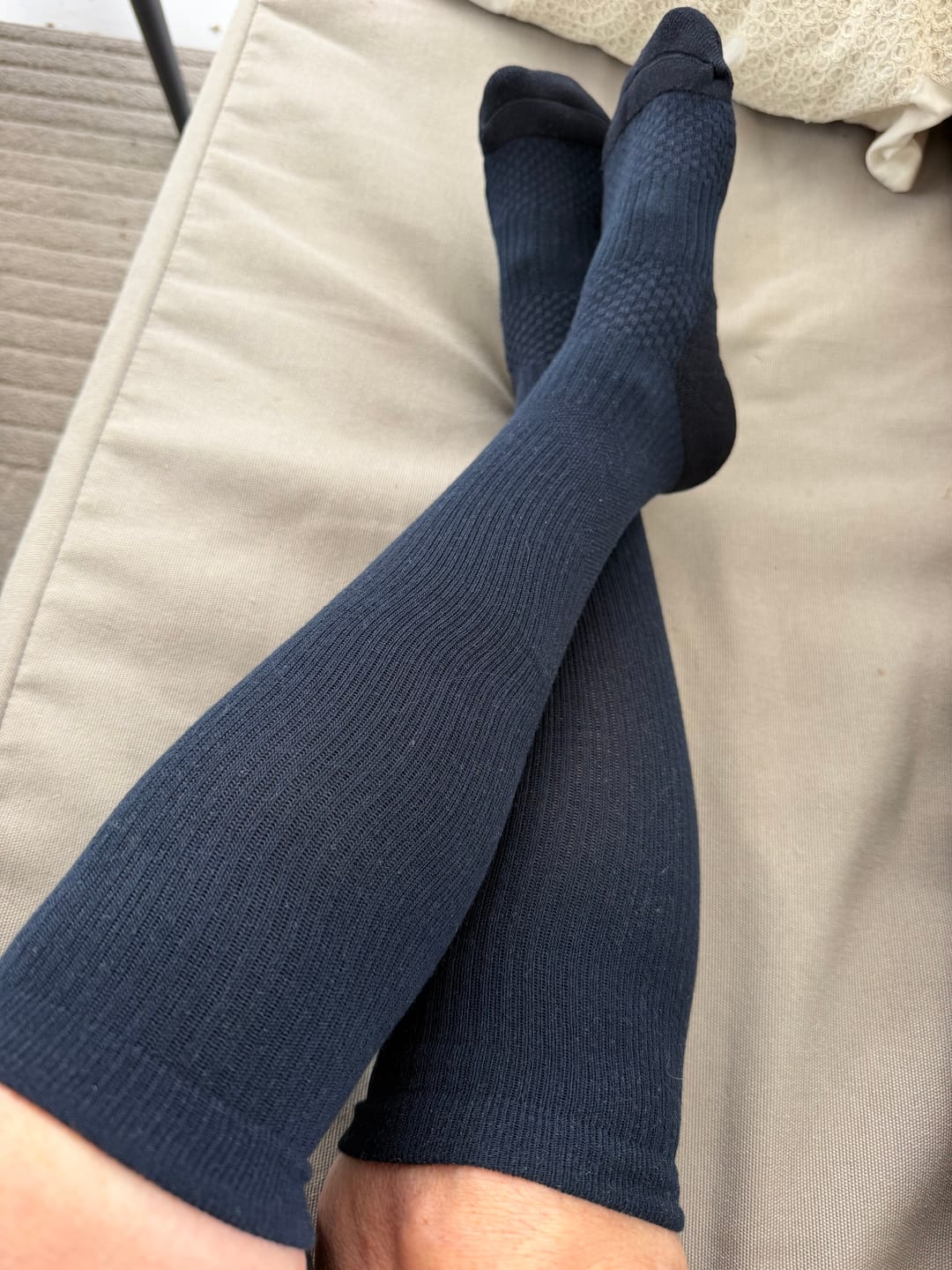 Customer photo review of Støttestrømper