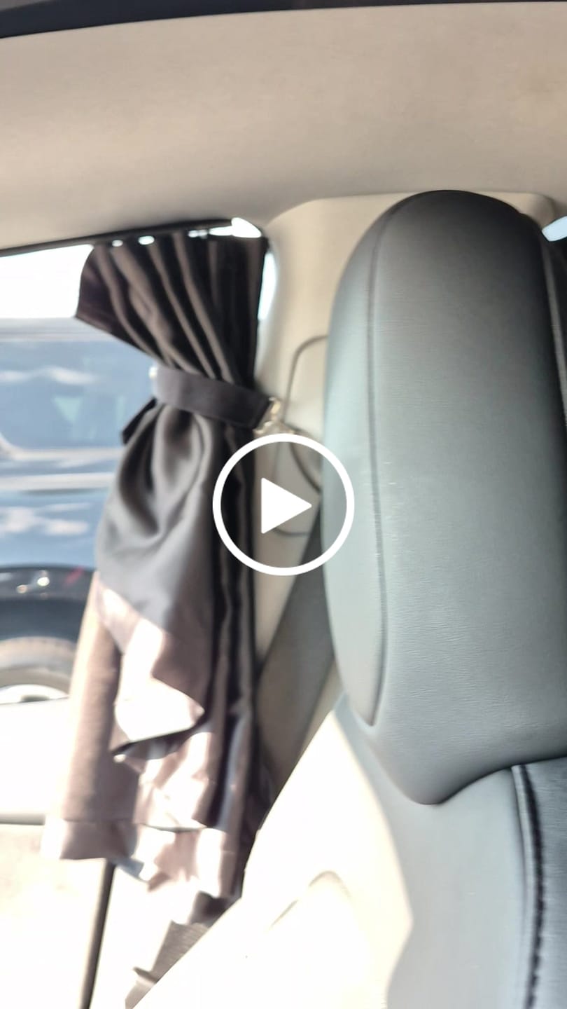 Customer video review of Side Window Sunshade Curtain for Model 3/Y