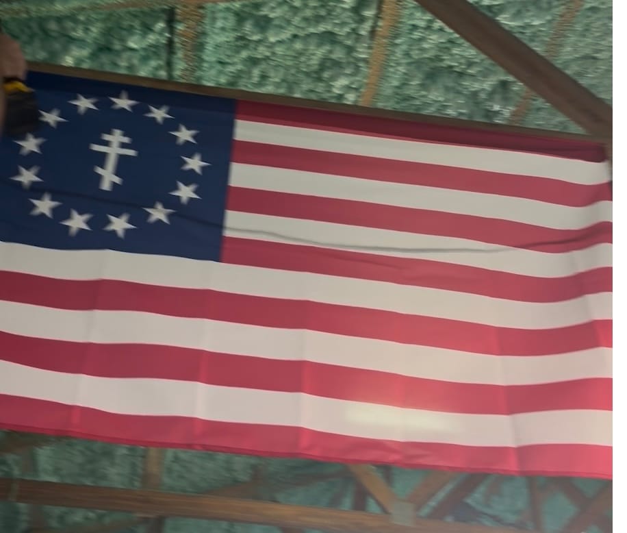 Customer photo review of Orthodox Patriot Flag