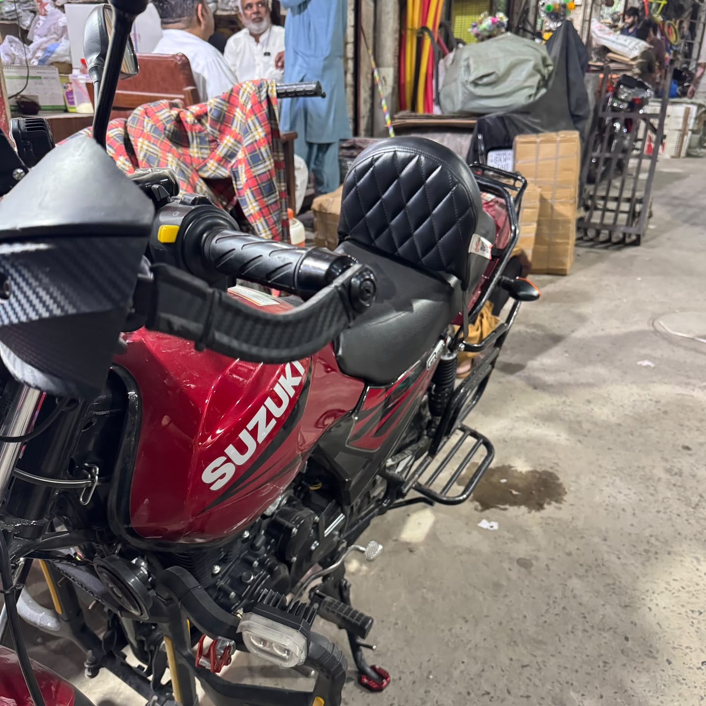 Customer photo review of Bike Back Rest - Comfortable Back Support (SELECT MODEL BELOW)