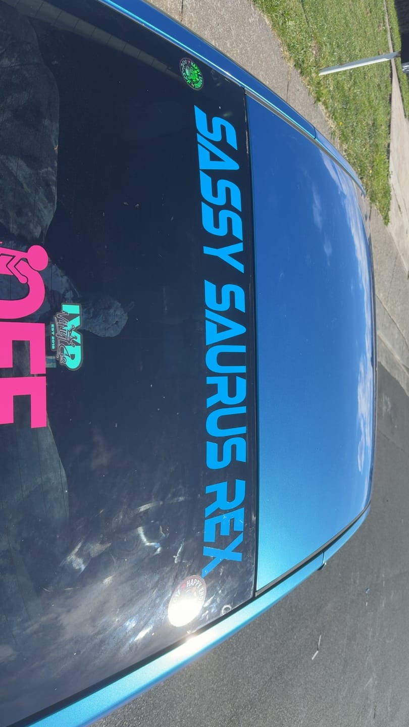 Customer photo review of Custom Text Banner (90cm)
