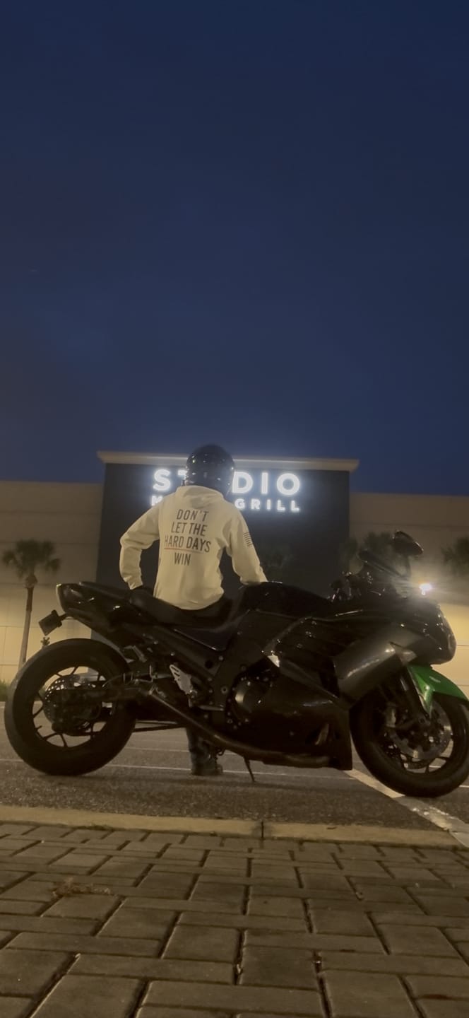 Customer photo review of Hard Days - Hoodie