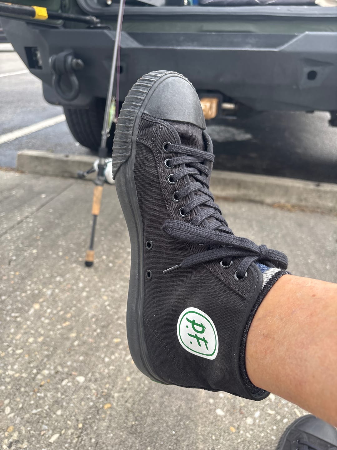 Customer photo review of 1993 Center Wide High-Top Black