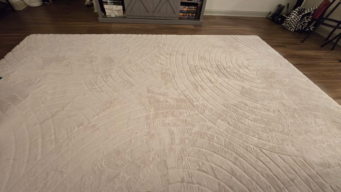Customer photo review of Designer Relax Mat - 1.4" Thick Foam Base