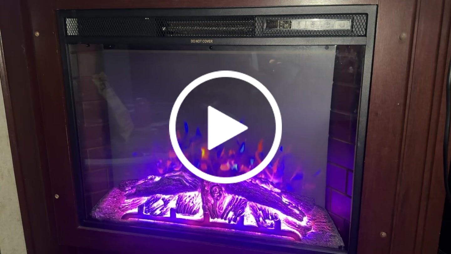 Customer video review of 26" 1500W Electric Fireplace Insert, Recessed Electric Fireplace Heater with Adjustable Flame Effect