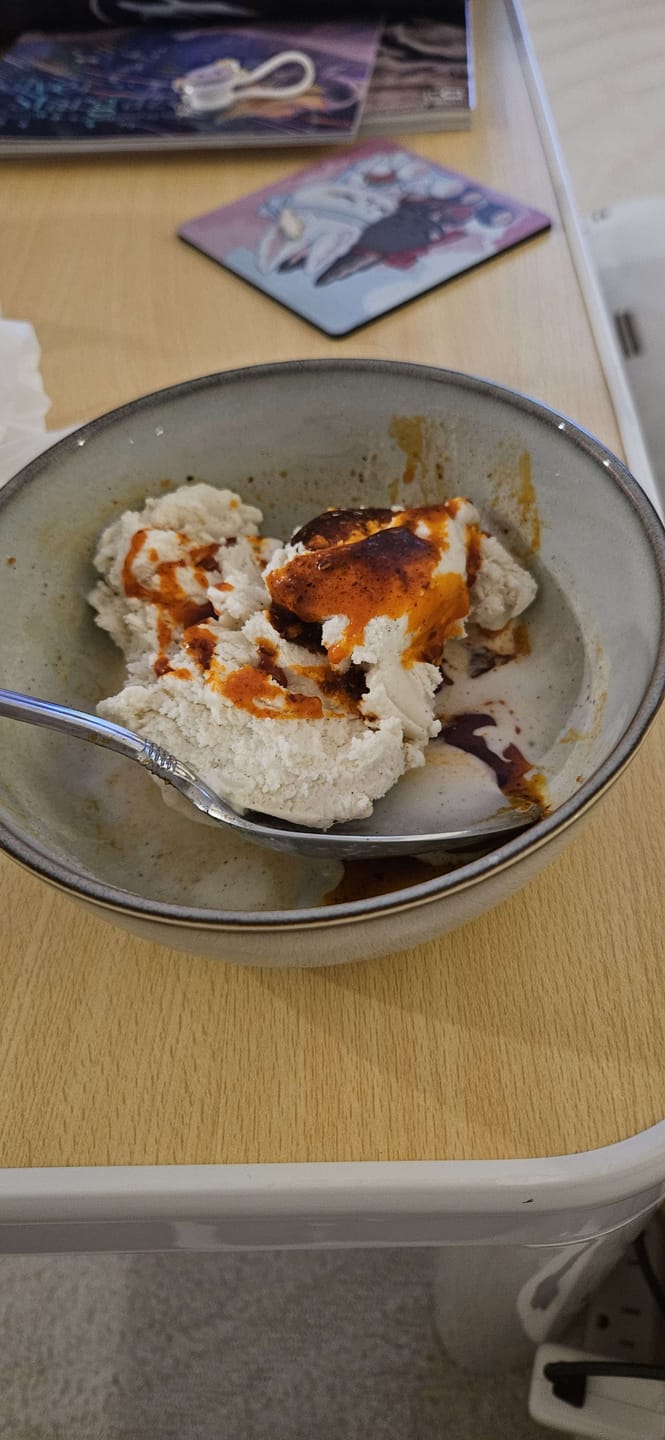 Customer photo review of Holy Duck Extra Ducking Spicy Chili Oil