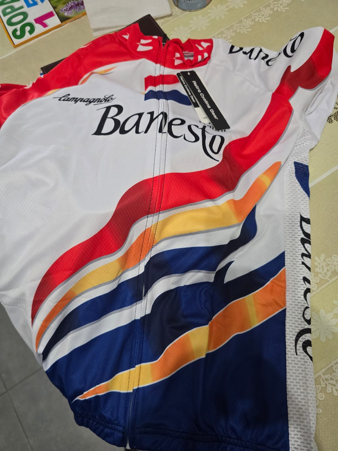 Customer photo review of Banesto colourful Retro Short Sleeve Cycling Kit