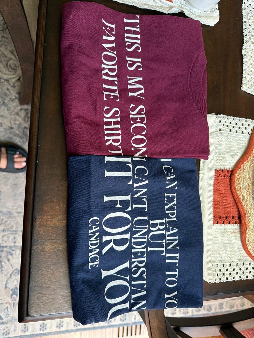Customer photo review of This Is My Second Favorite Shirt T-shirt