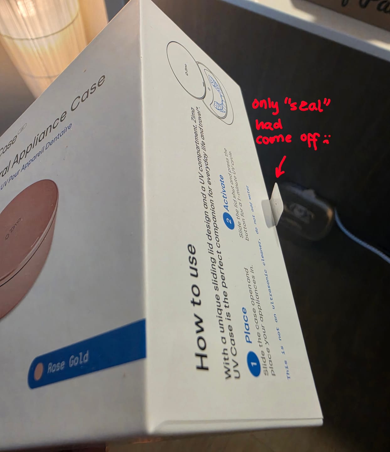 Customer photo review of Zima UV Case