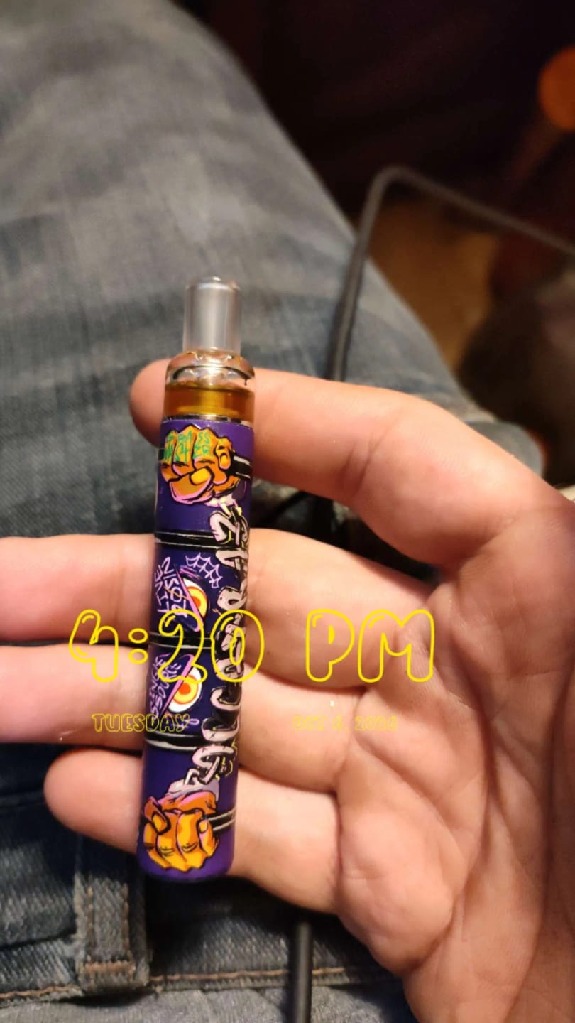 Customer photo review of THCA Live Rosin Vape (0.5g)