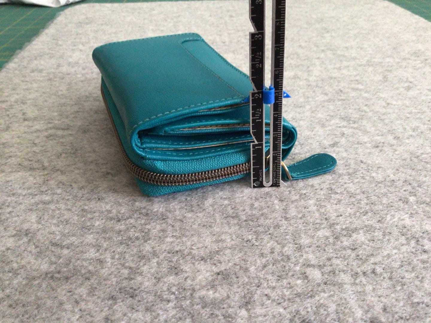 Customer photo review of Soft Leather Trifold Purse For Women - Velura