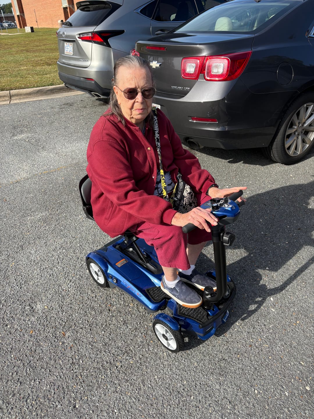 Customer photo review of EV Rider Transport AF Plus Automatic Folding Travel Mobility Scooter – Airline Approved