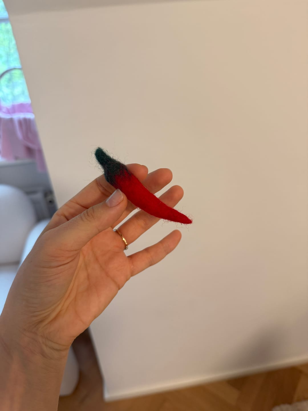 Customer photo review of Felt Vegetables and Fruits - Pick and Choose