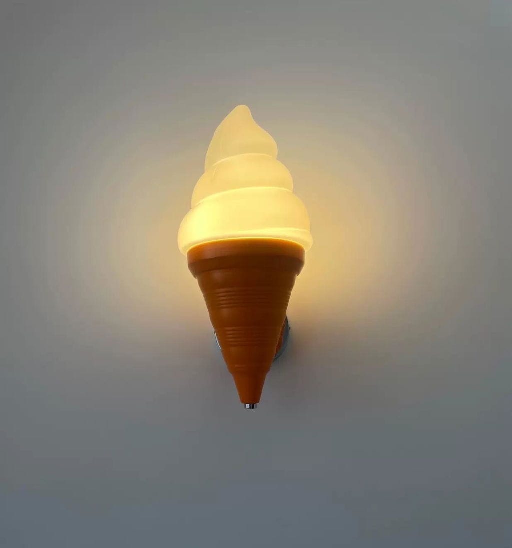 Customer photo review of Iron Wall Light, White Acrylic Shade, Wall Sconce, 43 cm