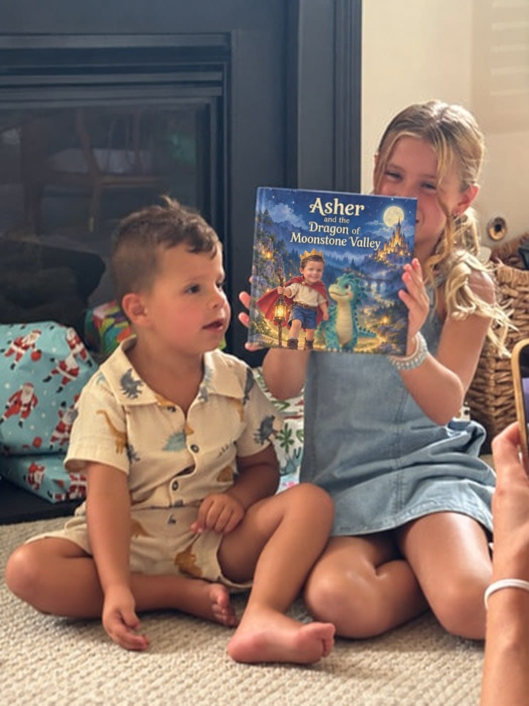 Customer photo review of Amelia and the Beast’s Enchanted Castle — Personalized Storybook