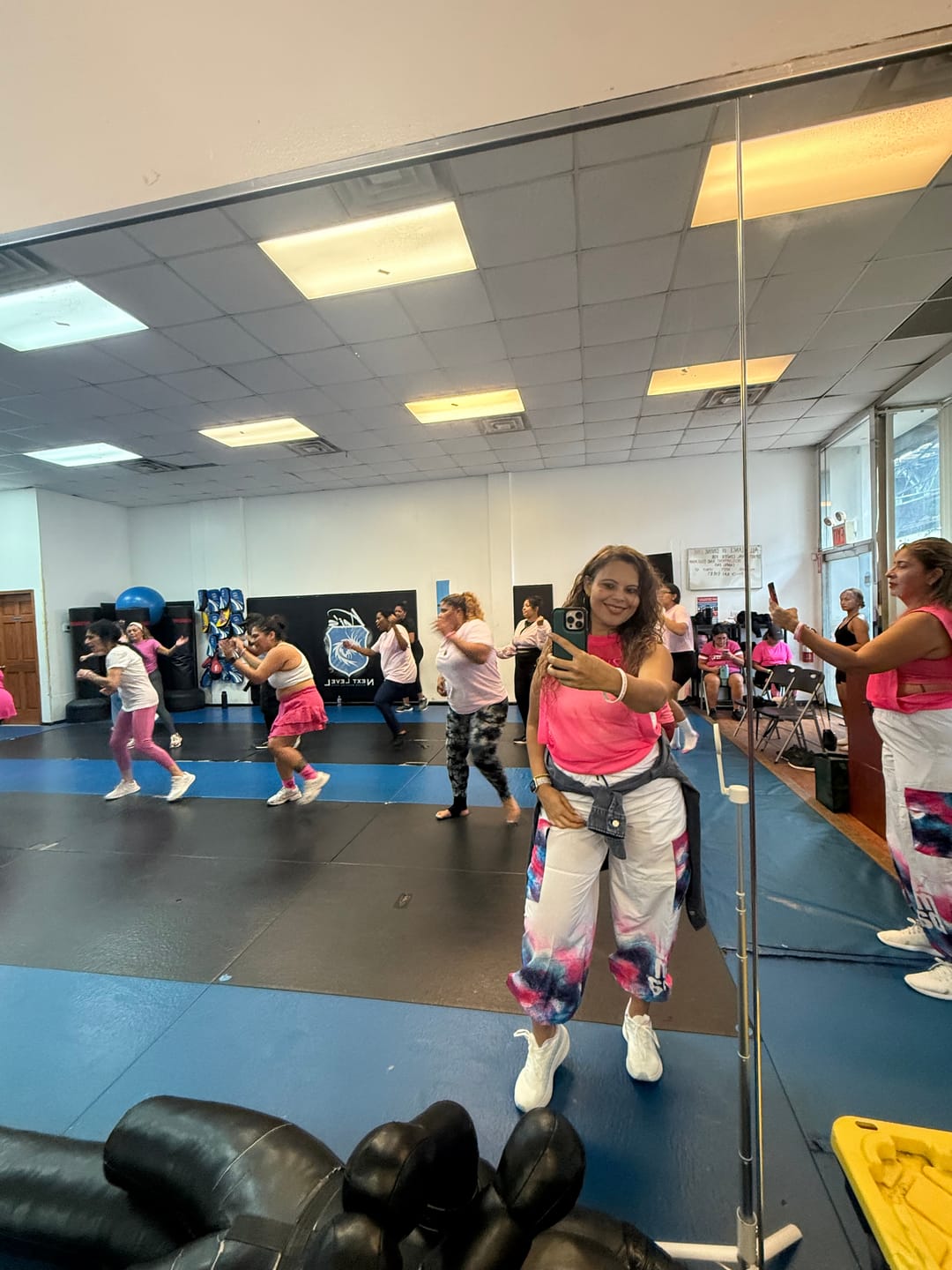 Customer photo review of Apres Zumba Baggy Parachute Cargo Pants