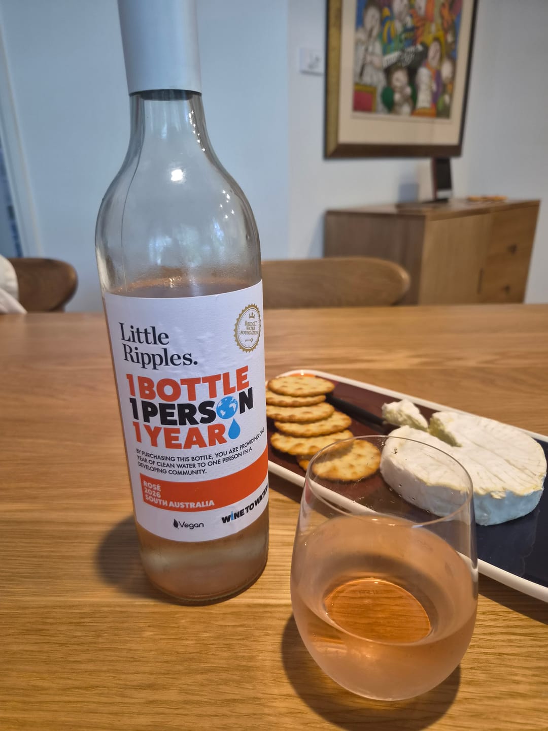 Customer photo review of Zero Sugar Red & Rosé Mix – Australian Wine | 6 Pack