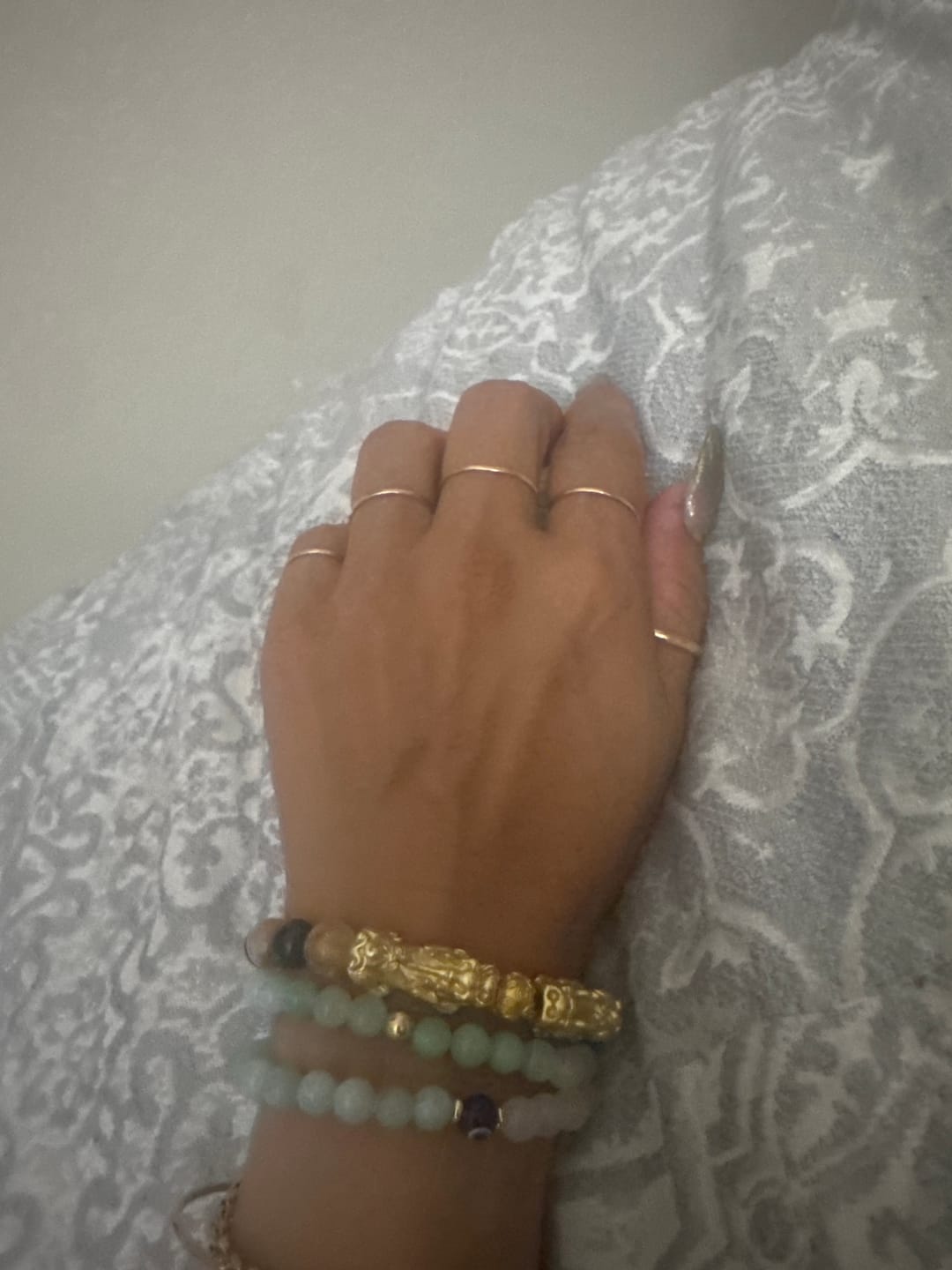 Customer photo review of Abundance Jade Power Crystal Bracelet