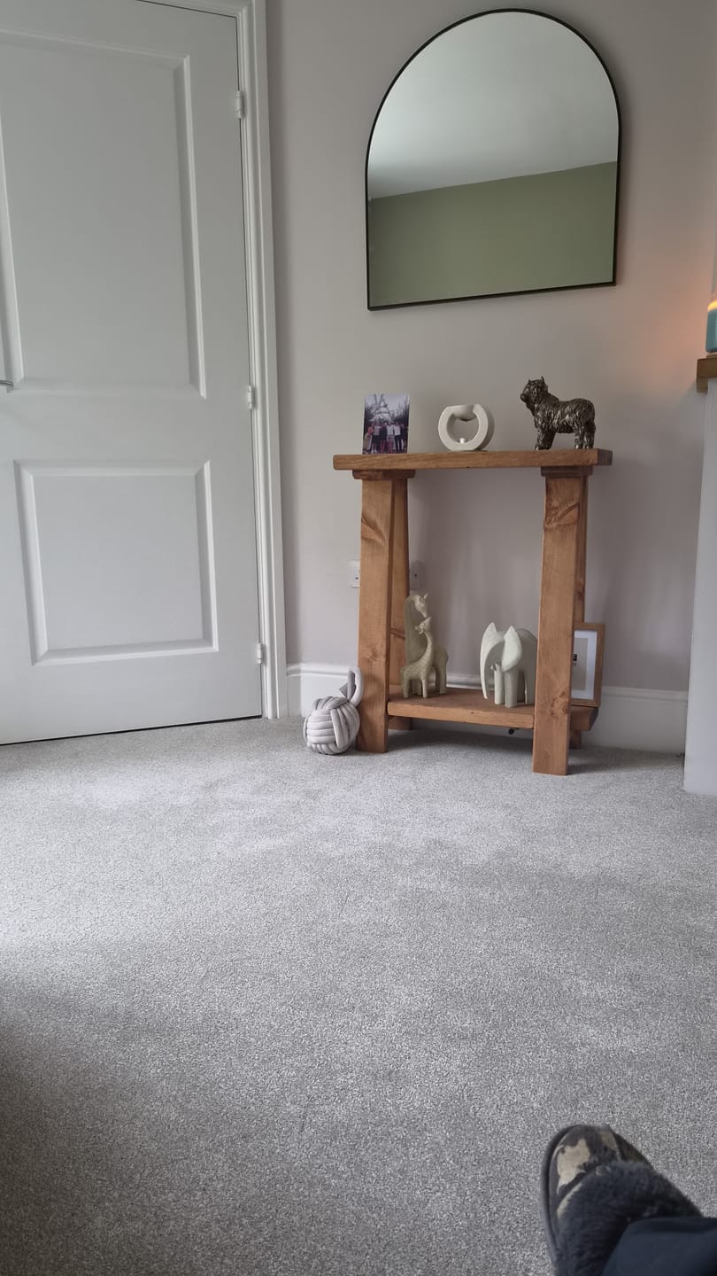 Customer photo review of Soho Solid Wood Console Table