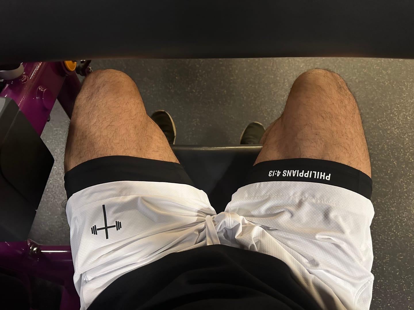 Customer photo review of Signature-Tech Liner Shorts