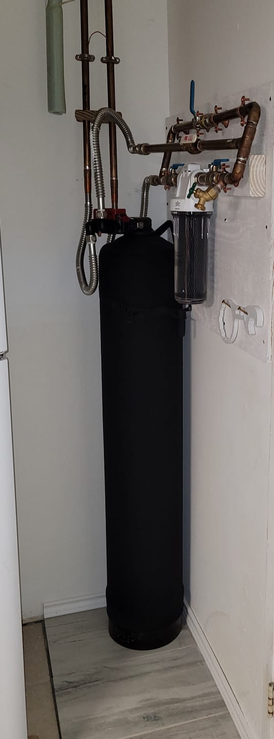 Customer photo review of SoftPro™ Fluoride & Chlorine+ SUPER Filter (Whole House Catalytic + Bone Char Carbon Filter)